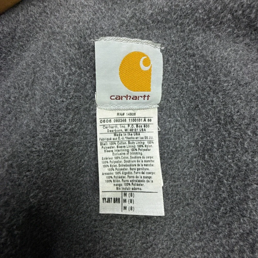 Carhartt‎ Detroit Jacket Fleece Lined Youth Medium (8/10) YYJ97 BRN Brown